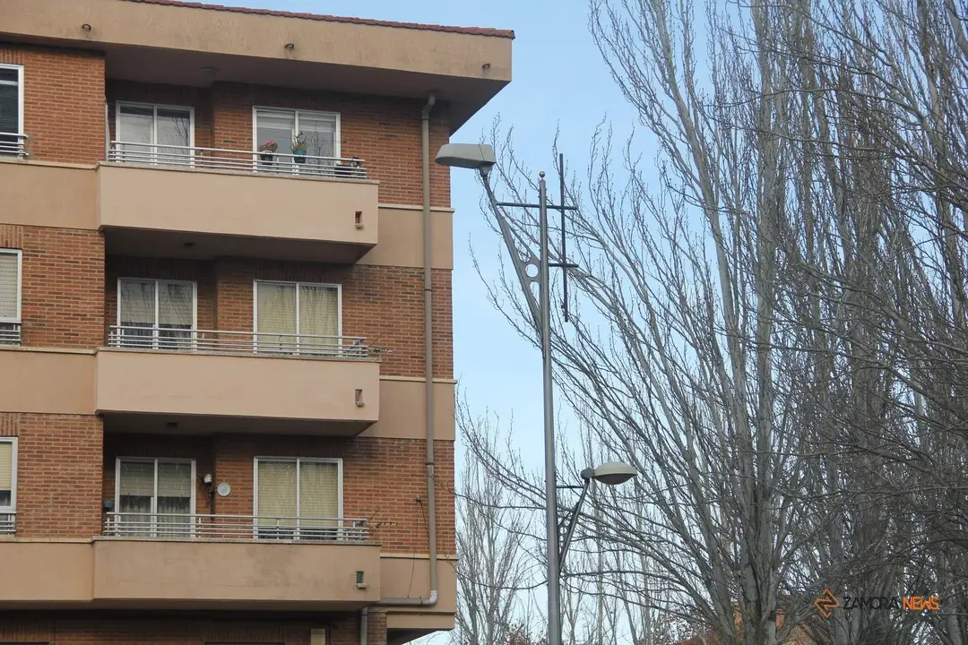 Viviendas en la zona del parque de León Felipe en Zamora