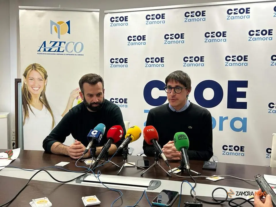 Presentación camapañ de comercio Navidad de la CEOE y el Ayuntamiento de Zamora