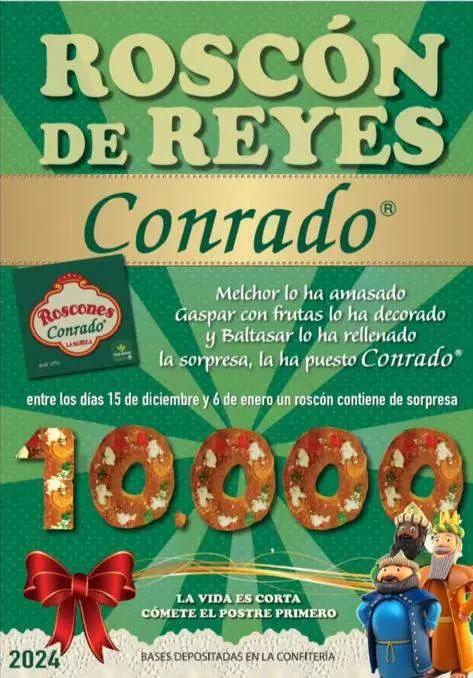 Roscón de Reyes, 10.000 euros de premio