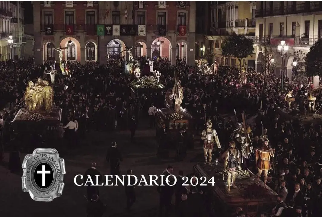 calendarios 2024 de la Cofradía de Jesús Nazareno de Zamora