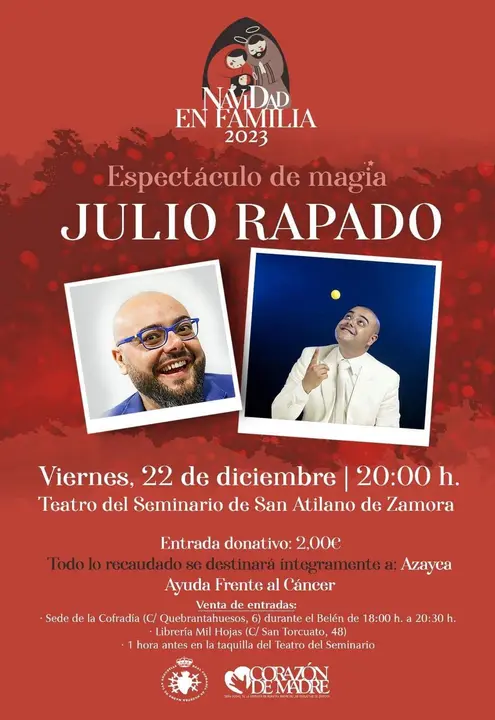 cartel Julio Rapado