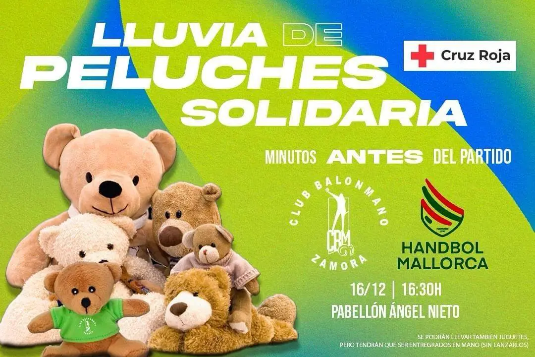 Lluvia de peluches angel nieto