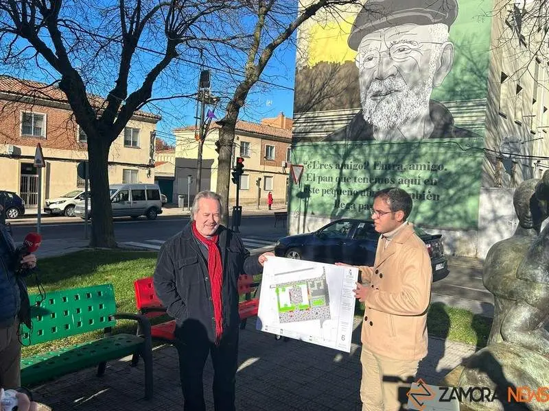 Presentación de obras en Plaza de Ángel Bariego
