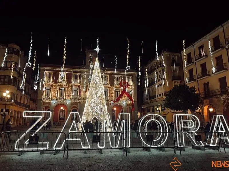 Iluminación navideña de Zamora