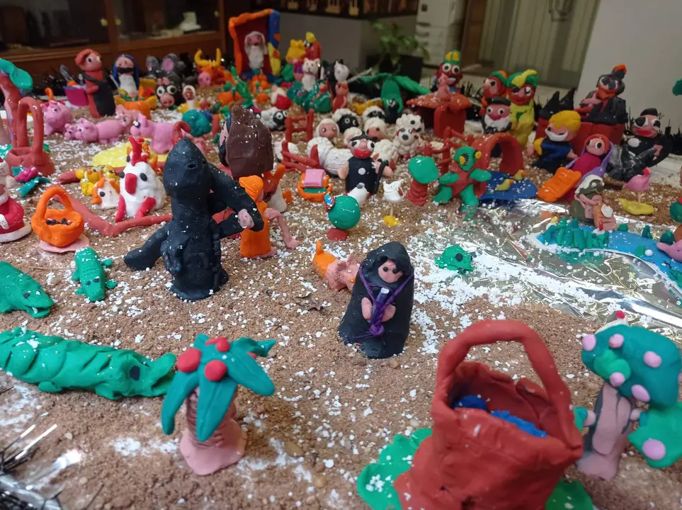  Nacimiento de plastilina de la Cofradía Jesús Nazareno Vulgo Congregación (1)