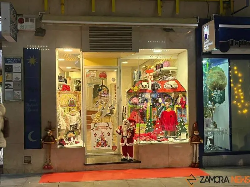Escaparate navide&ntilde;o en Zamora (1)
