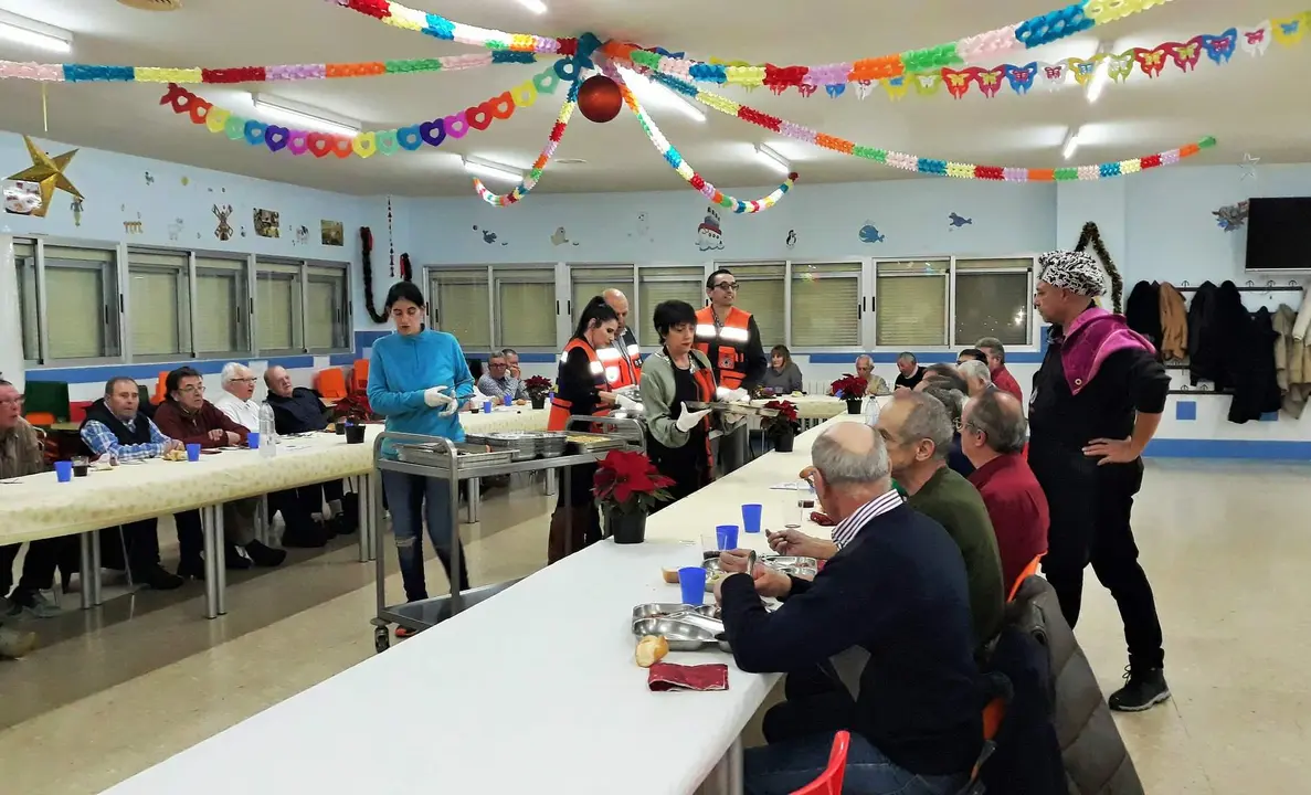 Cena de Nochebuena. Protección Civil Zamora