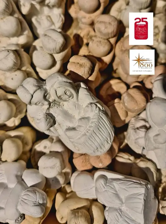 Figuras de belén de escayola