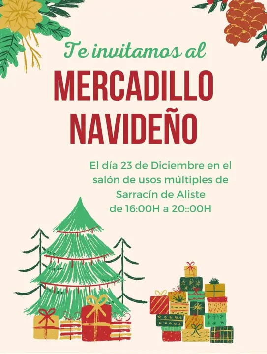 mercadillo navideño en Sarracín de Aliste