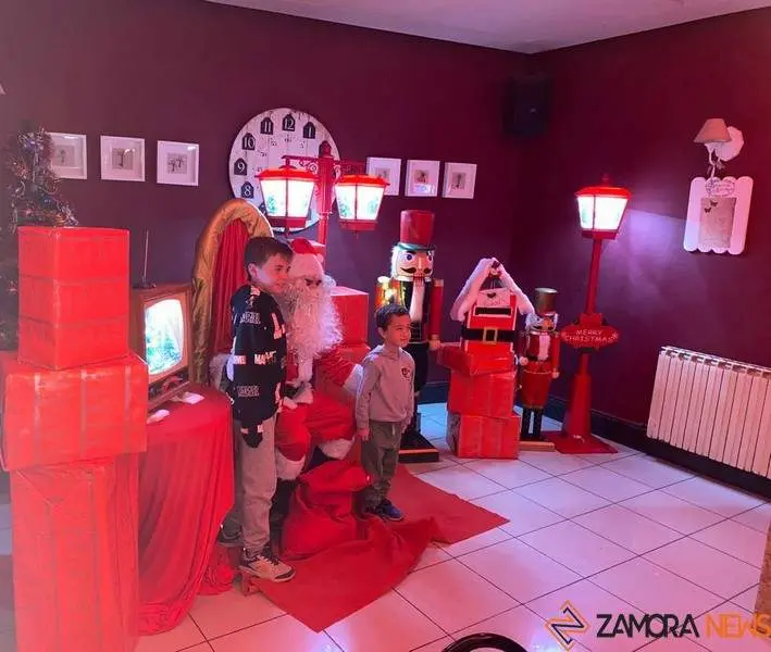 Papá Noel en Burganes de Valverde 