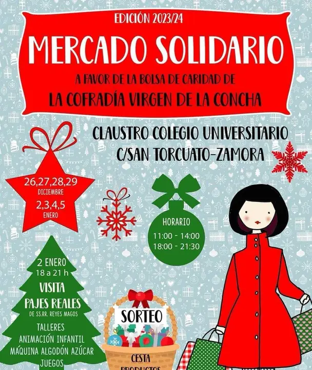 mercado solidario en Zamora