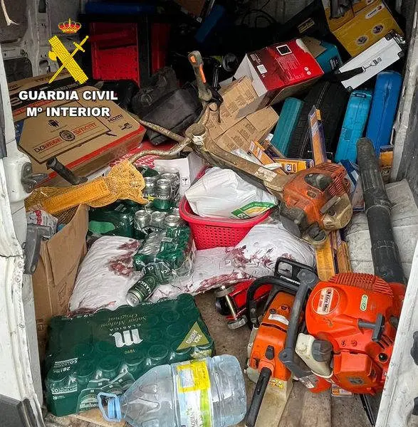 Operación GOGOSA. Fotografía: Comandancia de Salamanca