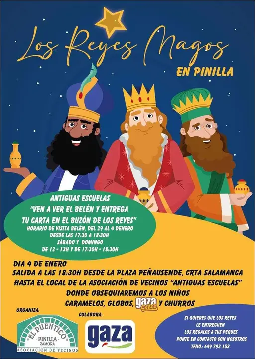 Reyes Magos en Pinilla