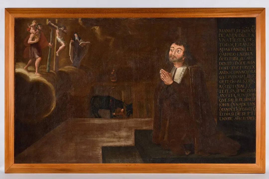 El exvoto de la Colegiata de San Miguel de Ampudia