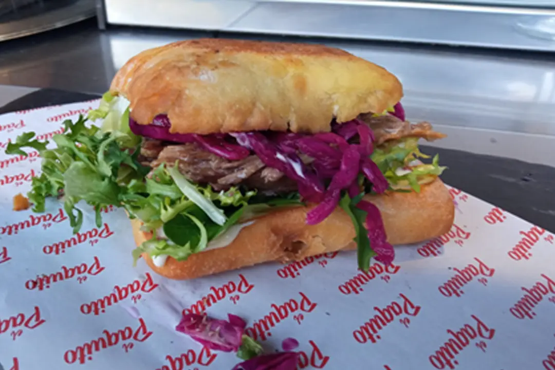 Bocadillo 'El Paquito' en el bar Benito de Zamora