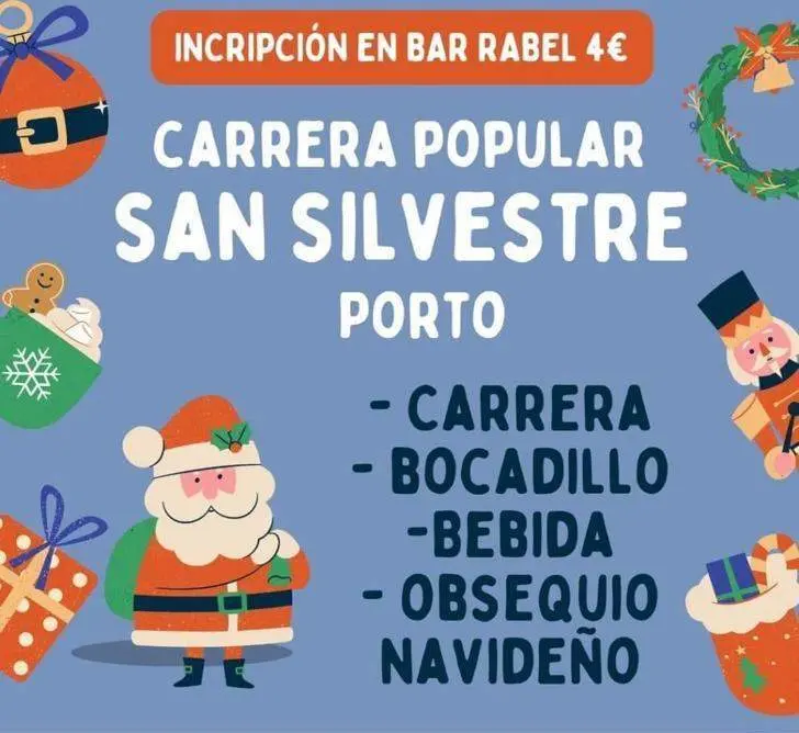 Cartel de la San Silvestre de Porto