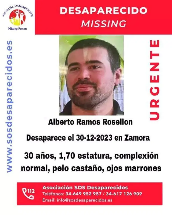 Desaparecido en Zamora