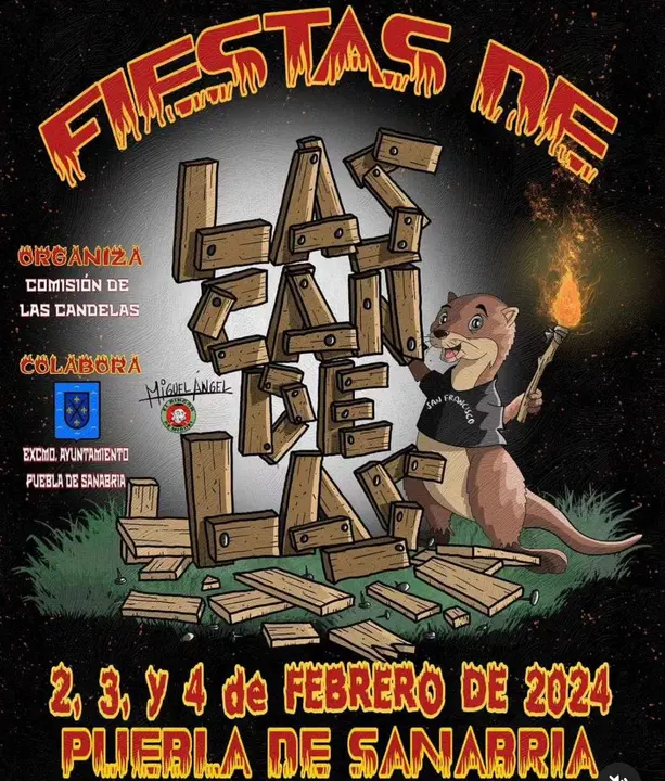 cartel Las Candelas de Puebla de Sanabria