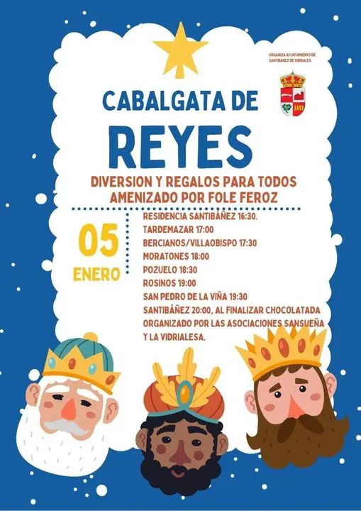 cabalgata Reyes Magos, Valle Vidriales