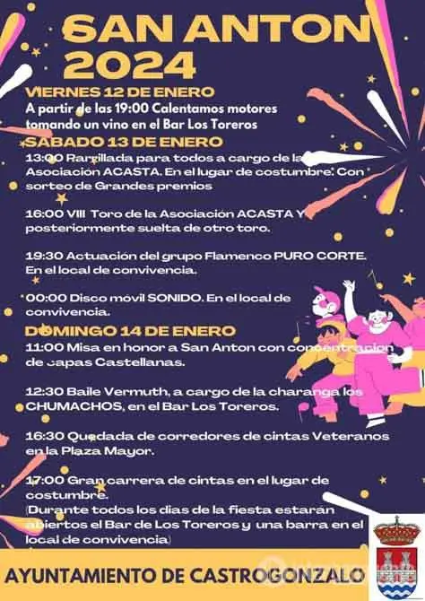 cartel fiestas castrogonzalo
