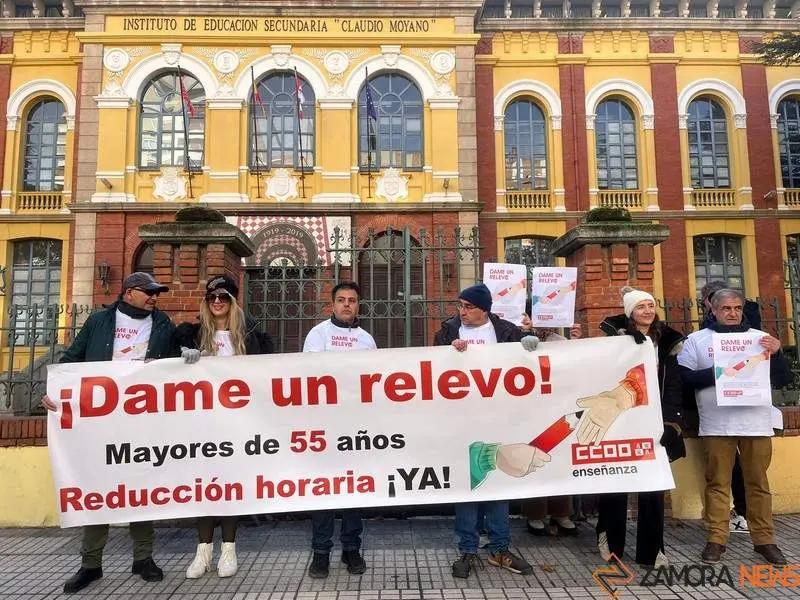 ccoo reclama una reducción de horas a los docecentes mayores de 55 años