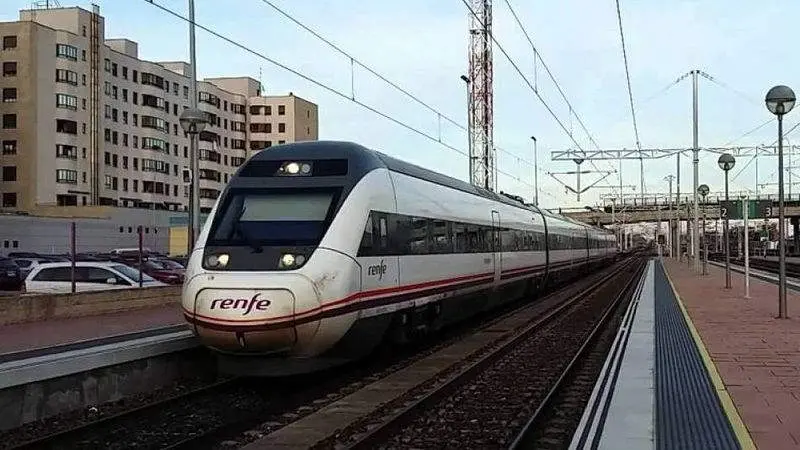 Foto de archivo de un tren en la estación Vialia de Salamanca
