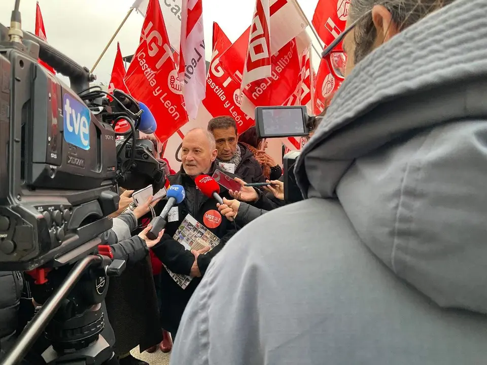 Representantes de UGT en Castilla y Le&oacute;n. Fotograf&iacute;a de archivo