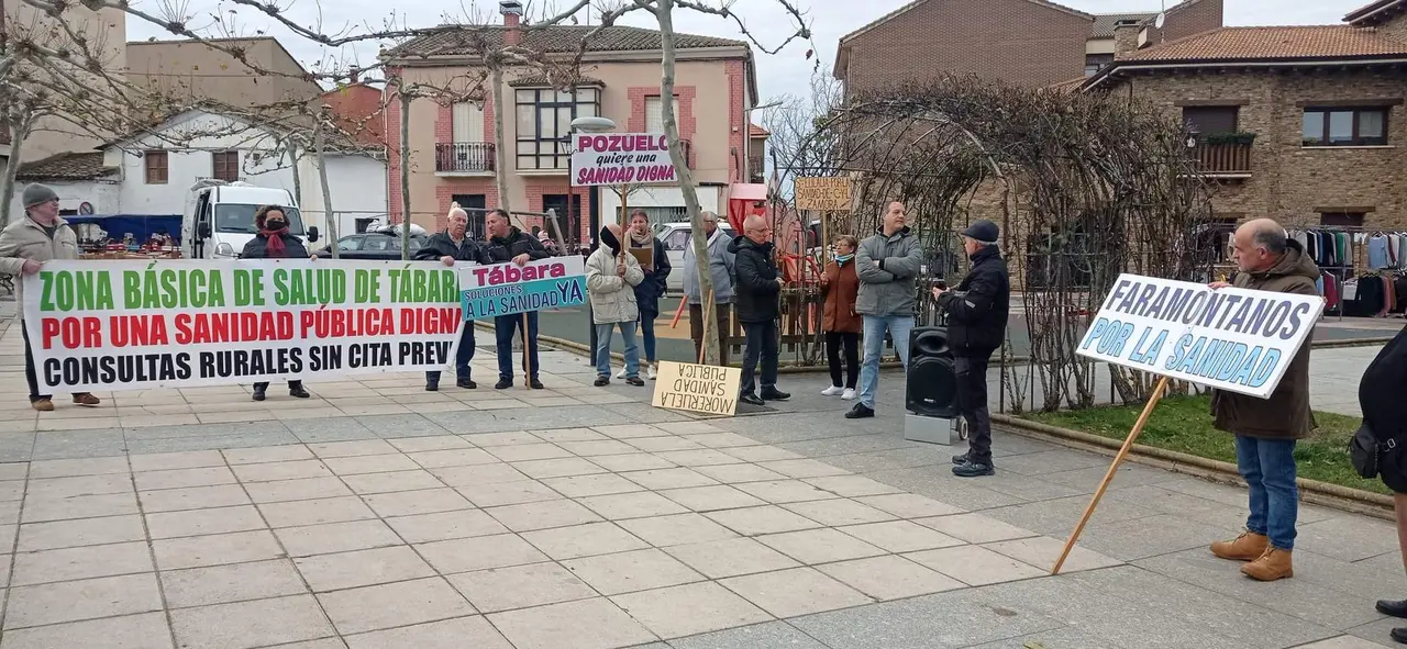 Plataforma por una Sanidad Pública Digna de la Zona Básica de Salud de Tábara. Fotografía: CEDIDA
