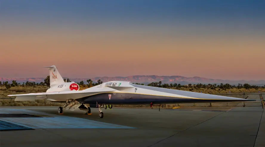 El Avión supersónico X-59 de la NASA