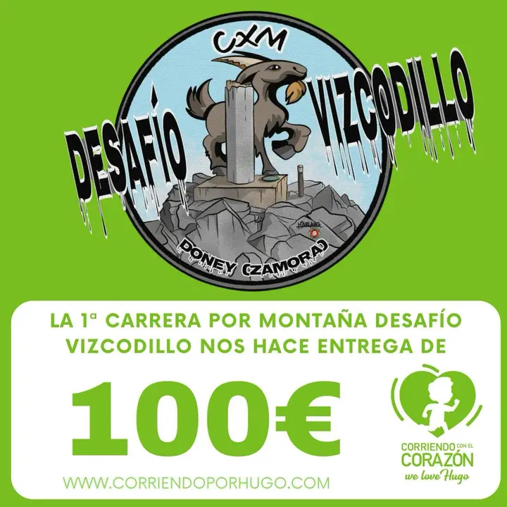 Donación Corriendo con el corazón por Hugo