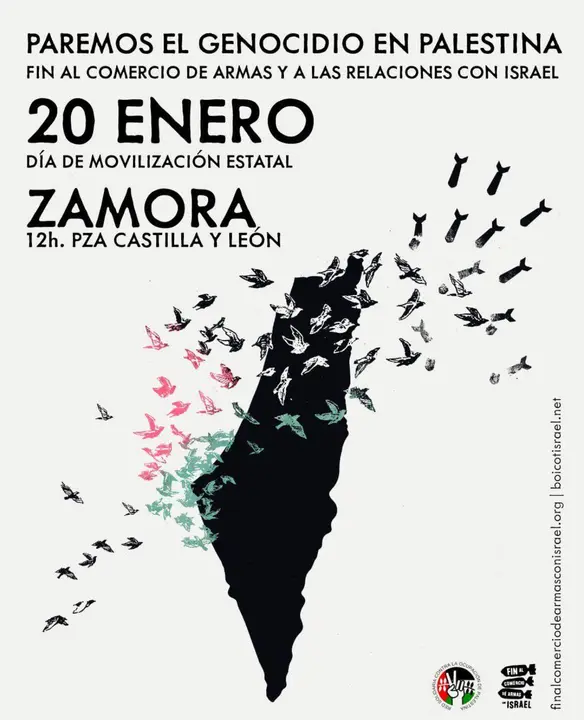 manifestación palestina 20 de enero