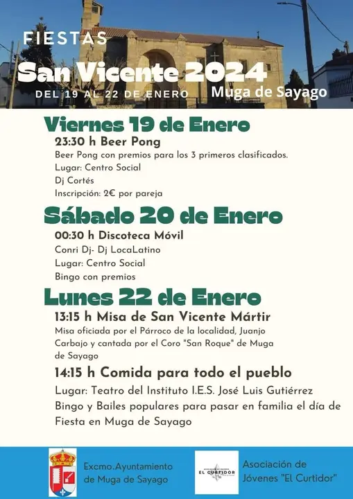 Cartel Fiestas Muga de Sayago