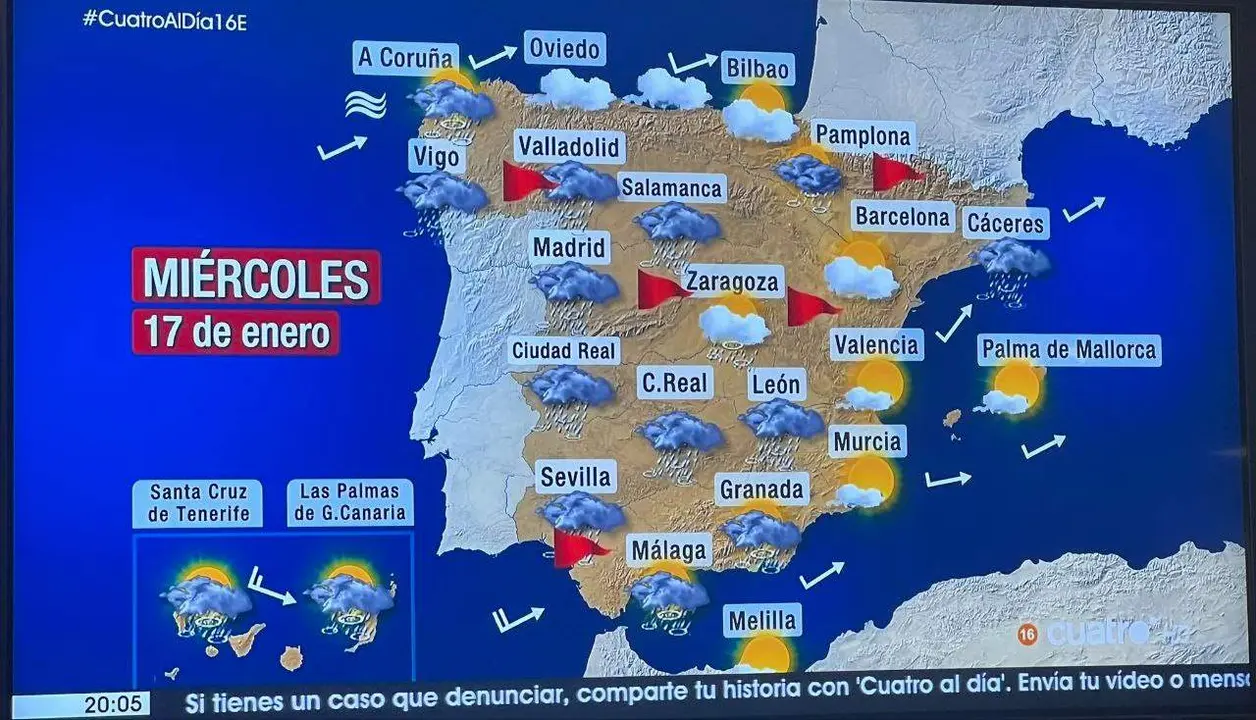 Mapa en Cuatro