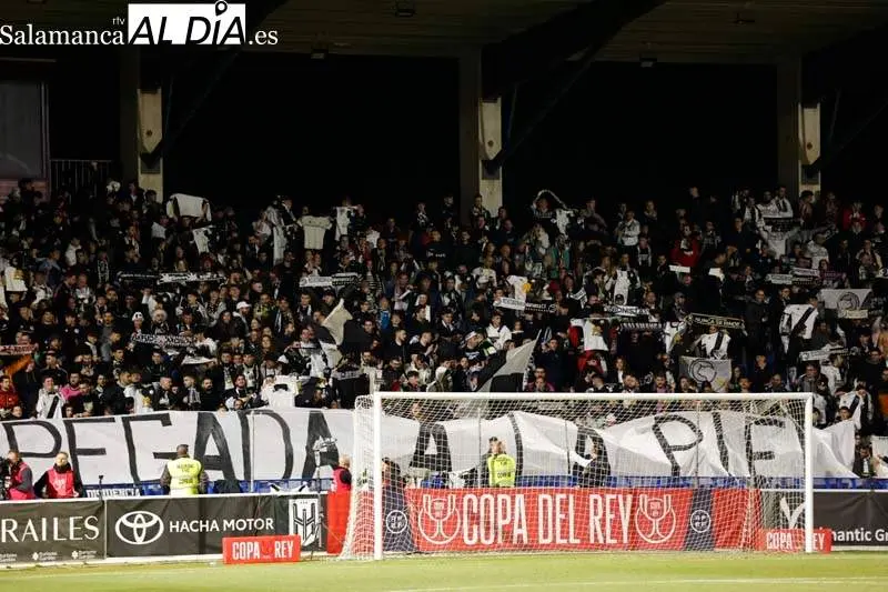 Unionista-FC Barcelona en el partido de octavos de la Copa del rey. Fotografía: SalamancaRTVAlDía