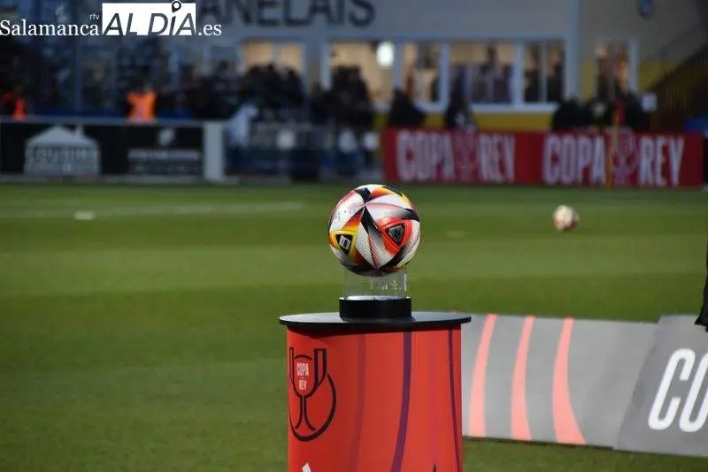 Unionista-FC Barcelona en el partido de octavos de la Copa del rey. Fotografía: SalamancaRTVAlDía