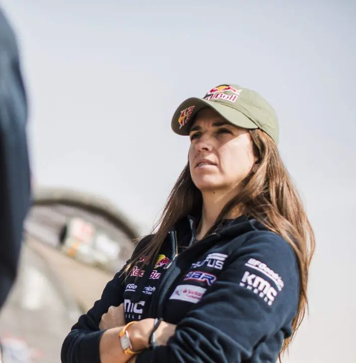 La burgalesa Cristina Gutiérrez en el Dakar