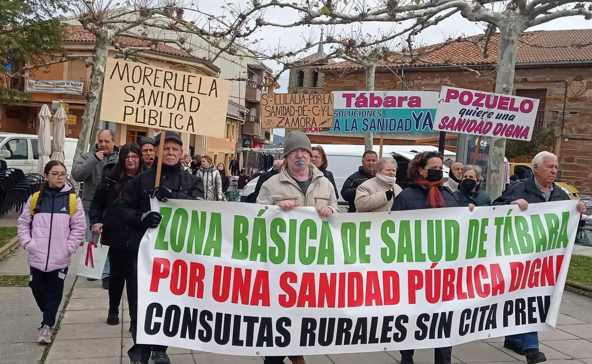 Manifestación Tábara. Imagen cedida