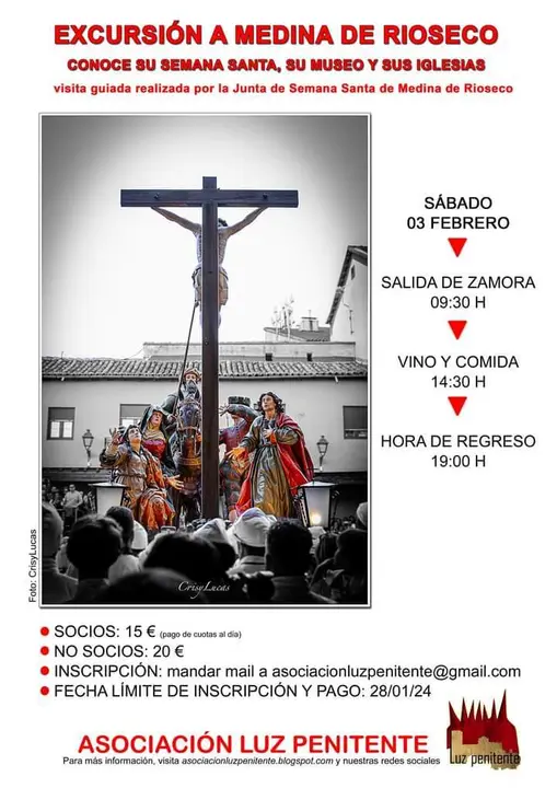 excursión Luz Penitente a Medina de Rioseco