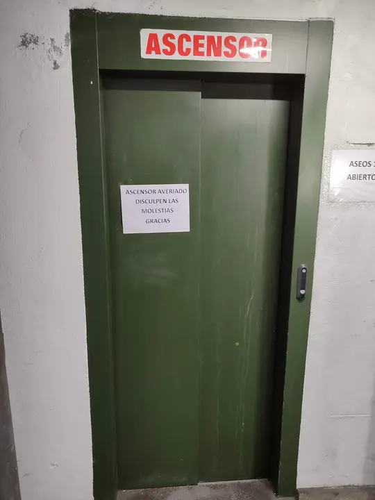 problemas ascensor parking de Zamora