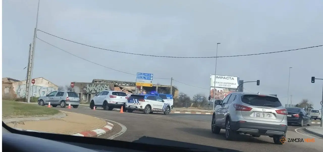Accidente rotonda Vista Alegre