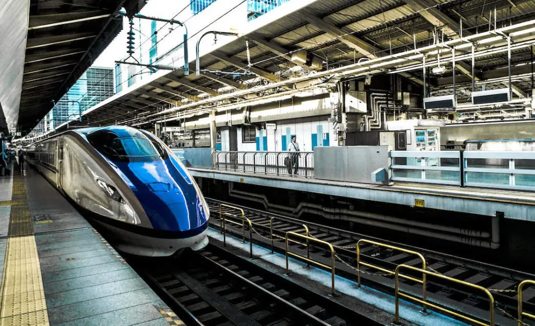 Speed Train on Rail