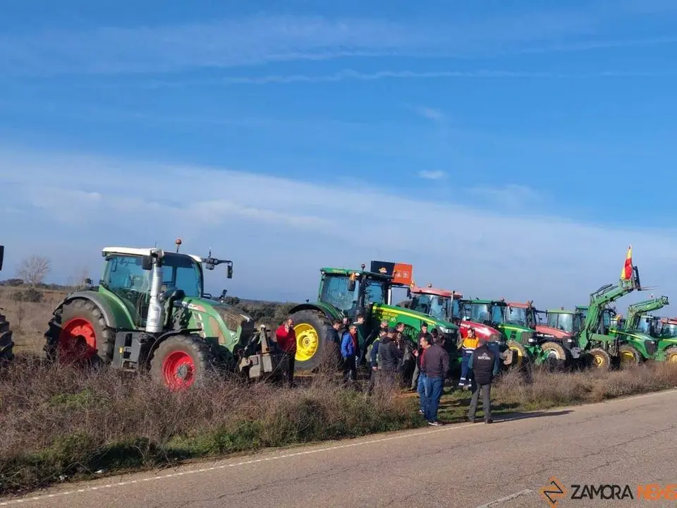 Tractoradas en diferentes puntos de la provincia de Zamora