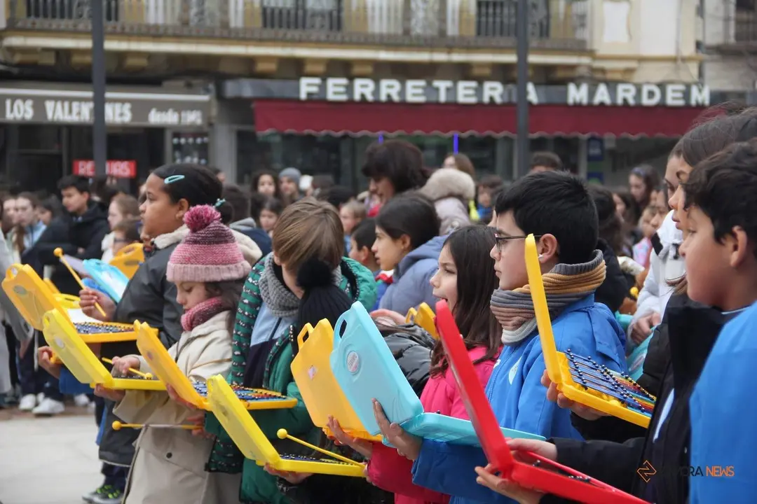 Los cuatro centro de la Congregación de las Hermanas del Amor de Dios actúan en el Día de la Paz