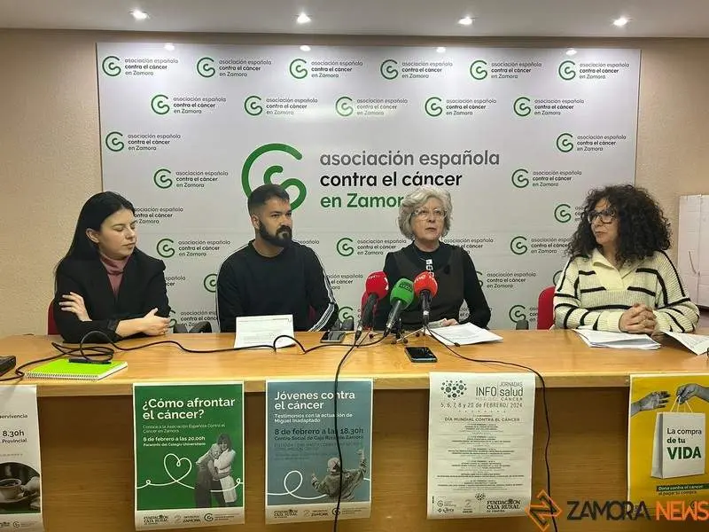 Presentación de actos por el Día Mundial Contra el Cáncer en Zamora