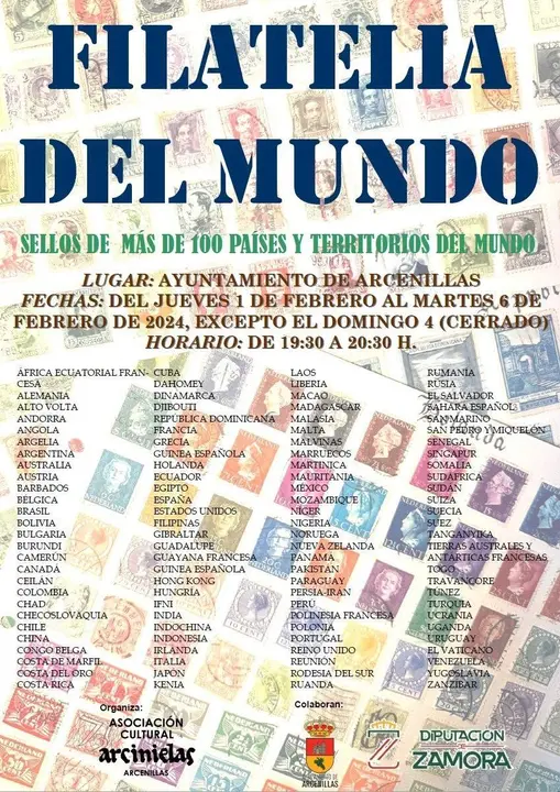 Arcenillas Filatelia del Mundo