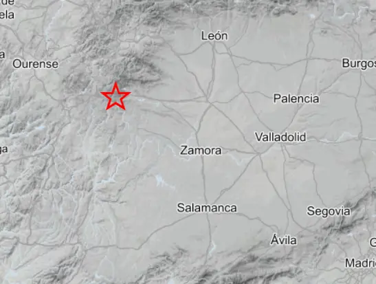 Actividad sísmica en Sanabria