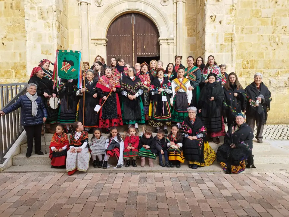 Fiesta de las Águedas en Casaseca de las Chanas. Fotografía: CEDIDA