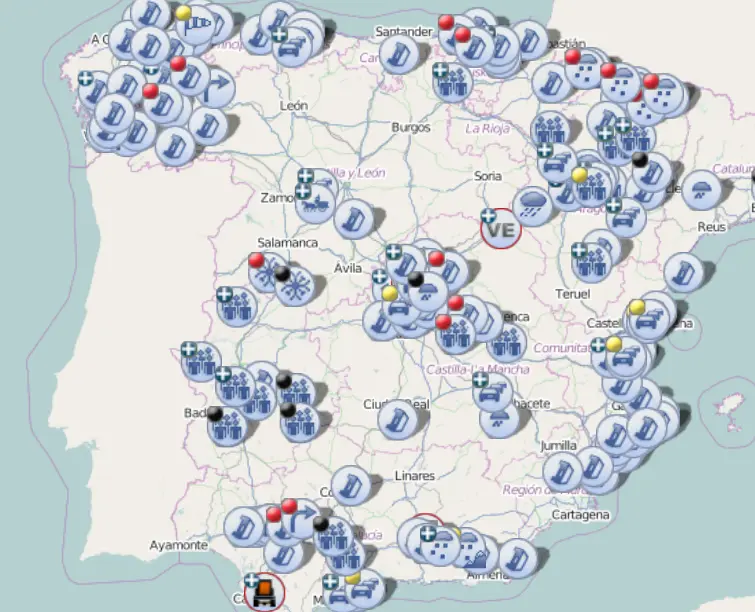 Mapa tráfico DGT