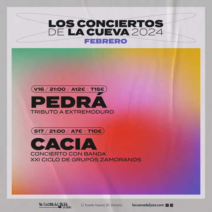 Cacia y Pedrá Cueva del Jazz