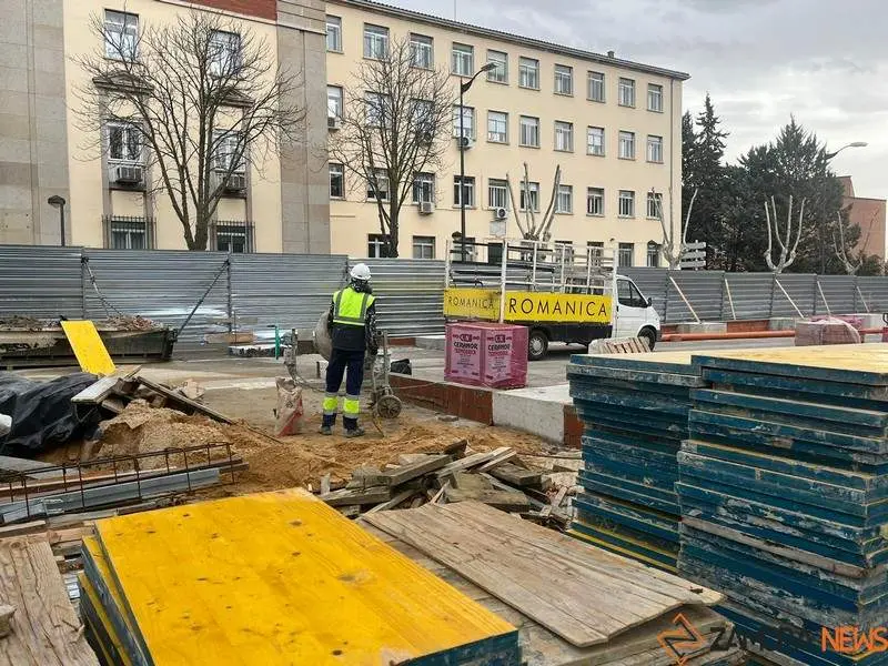 Obras en el Mercado de Abastos provisional